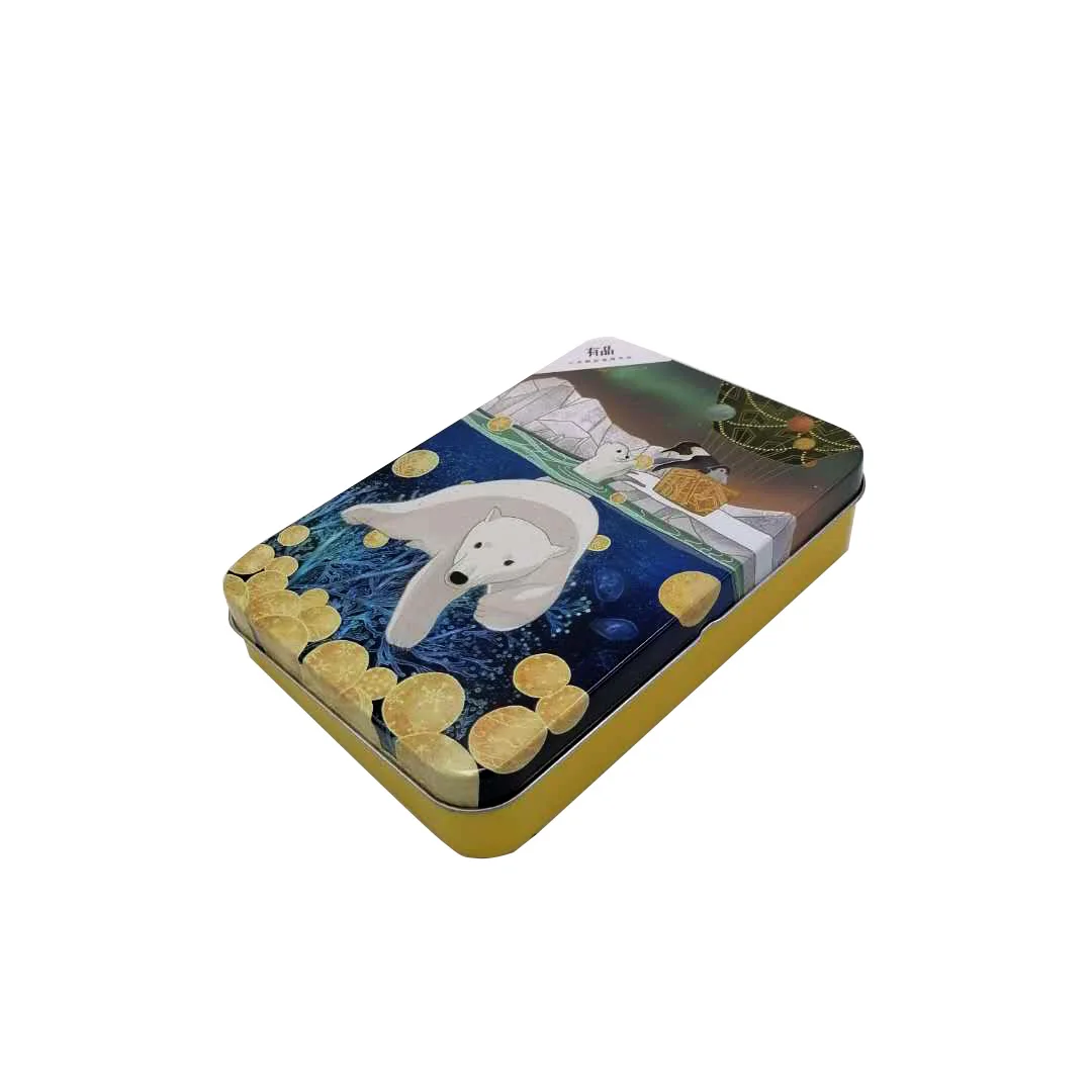 Best Selling Oem Recycled Materials Tinplate Eco Friendly Cosmetic Tin Jars With Paper Tray