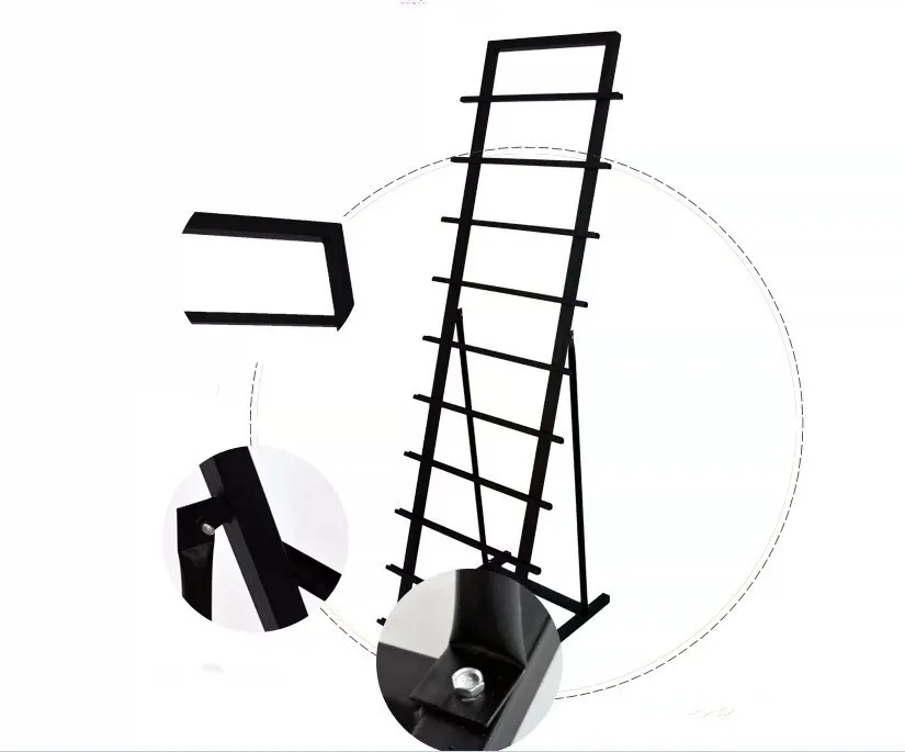 Metal Ceramic Tile Showroom marble Display Stand Modern Mosaic Tile Rack Floor Stone display racks