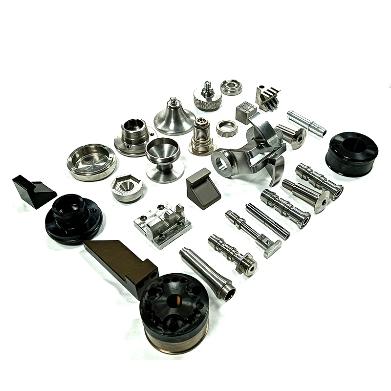 High Precision 5 Axis CNC Metal Machining Milling Stainless Steel Brass Aluminum Titanium CNC Turning Mechanical Component Parts