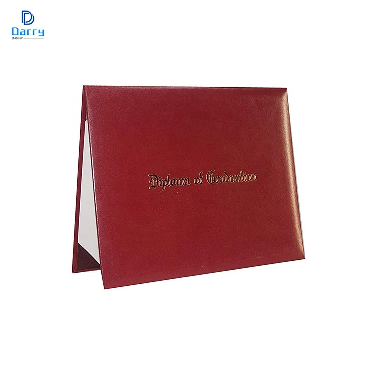 Индивидуальная кожаная папка для выпускного класса A4 чехол для диплома держатель сертификата