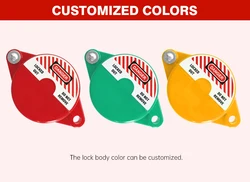 Valve Lock Installed for Safety Lockout Suitable for Handle in Diameter from 127-165mm with High-quality at Competitive Price