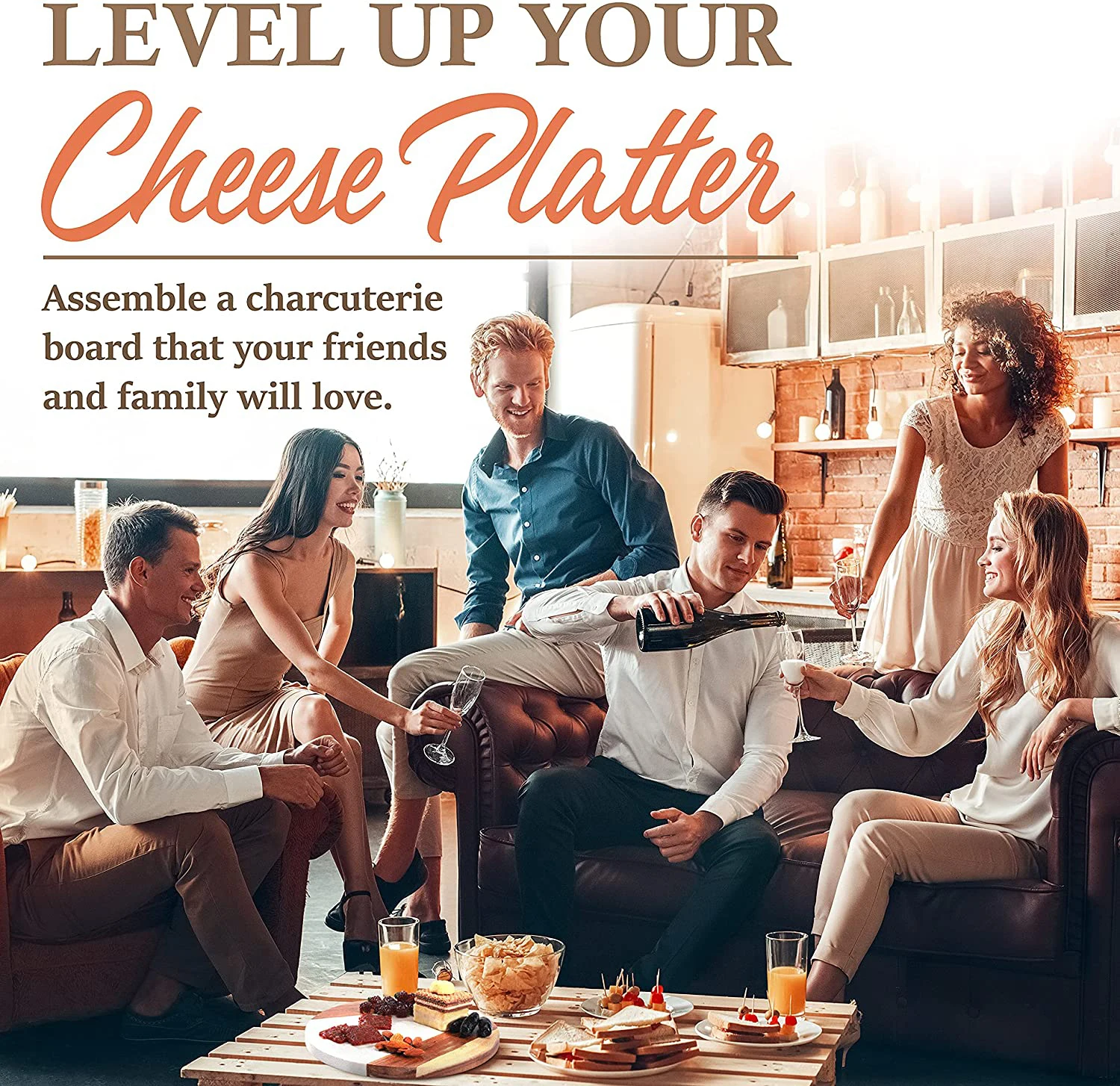 Custom Round Shape Multifunction Chopping Board Marble And Wood Cheese Cutting Board