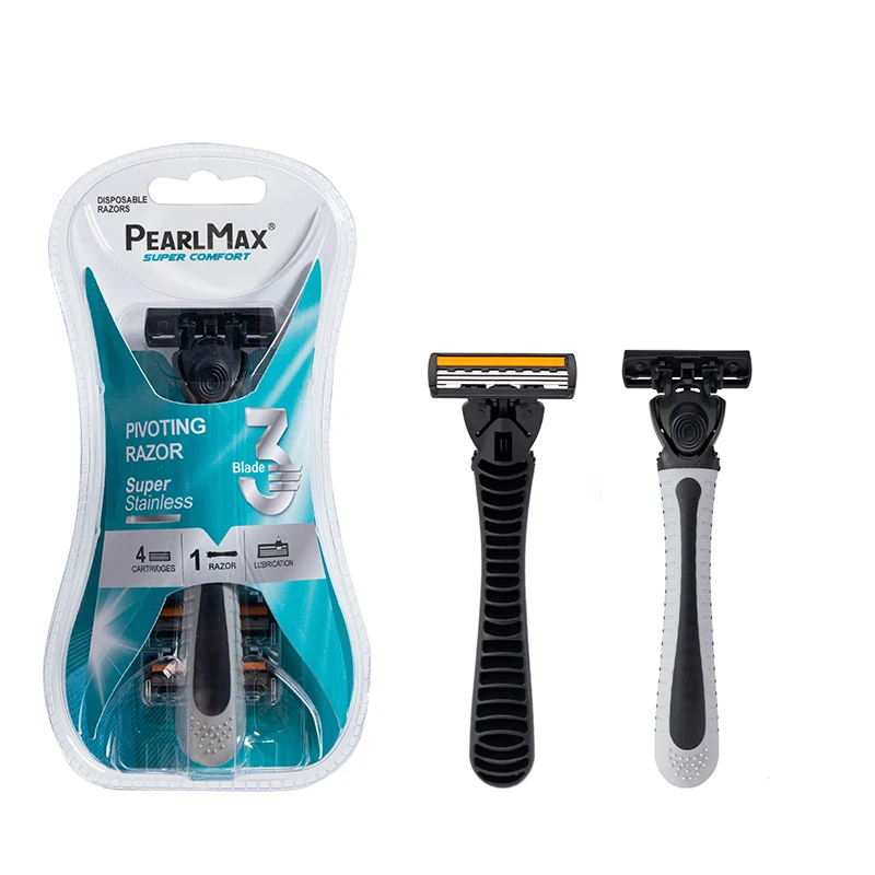 High Quality PearlMax Triple Blades Shaving Razor Blade for Women Featuring Sweden Technology