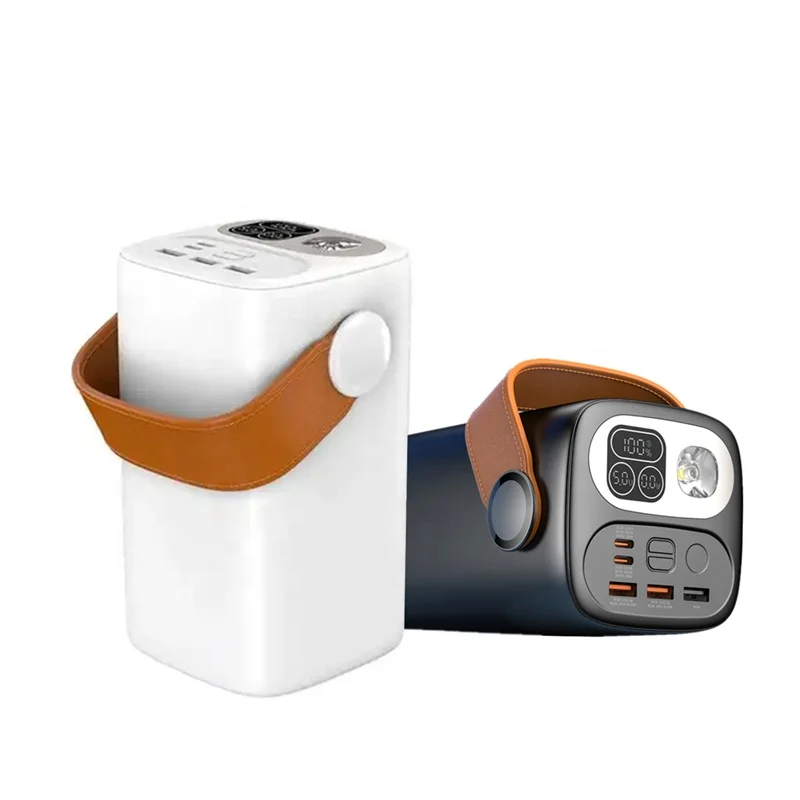 portable power bank for laptop PD 100W fast charging power banks & power station  60000mAh with digital display & LED torch