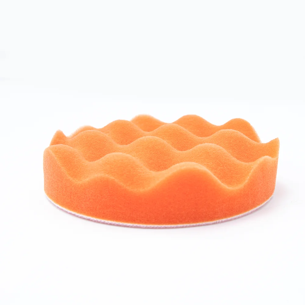 Automobile polishing disc wheel hub polishing wheel conical sponge wheel wave polishing pad