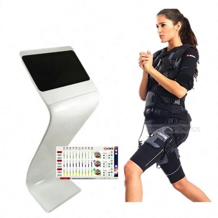 Professional XEMS Machine, Electrical Pulse Training Muscle Building Machine Wireless EMS Device for Multiple training