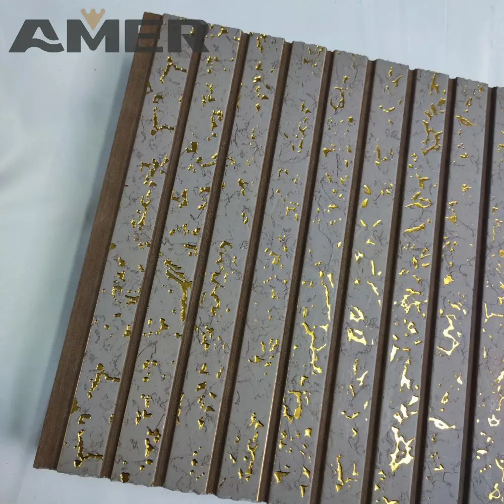 300mm interior wall boards decorations home marble pvc sheet 3d wpc building material mould acoustic wood ps wall decor panel