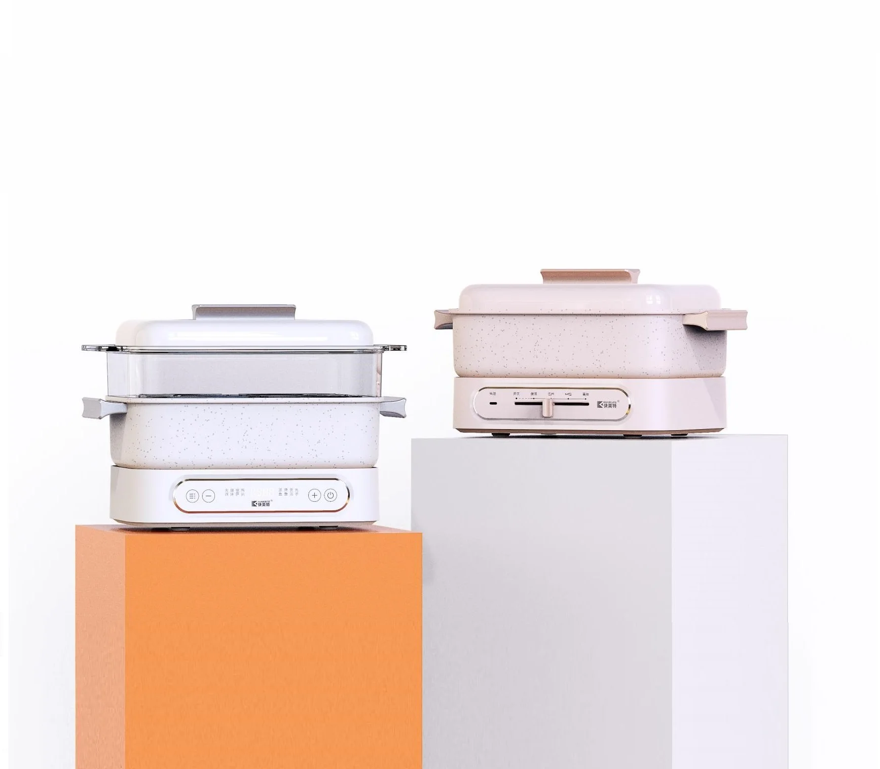 Factory price sale Electrical multi functional heating control smokeless tabletop hotpot BBQ meat