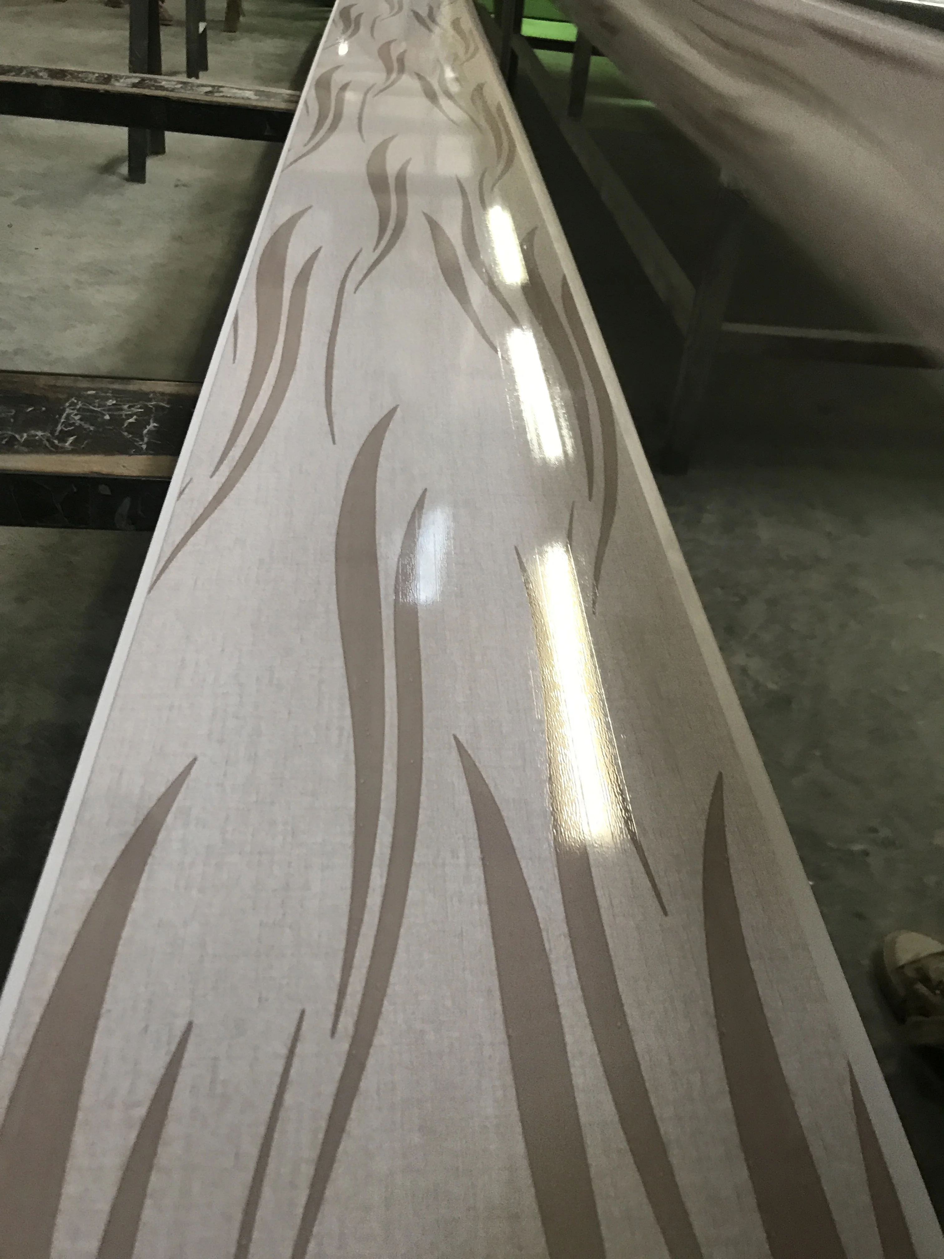 Cheap price plastic pvc garage ceiling bathroom false ceiling material