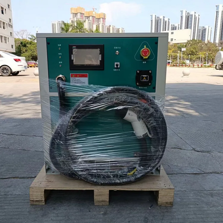 Portable 60kwh lifepo4 ev battery charger ocpp dc fast charger 50 kw with chademo