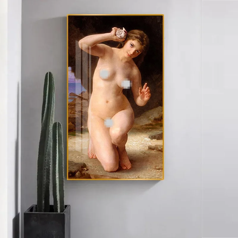 AF2109034-1 HY Custom Nake Oil Painting Modern Room Decorative Canvas Nude Painting