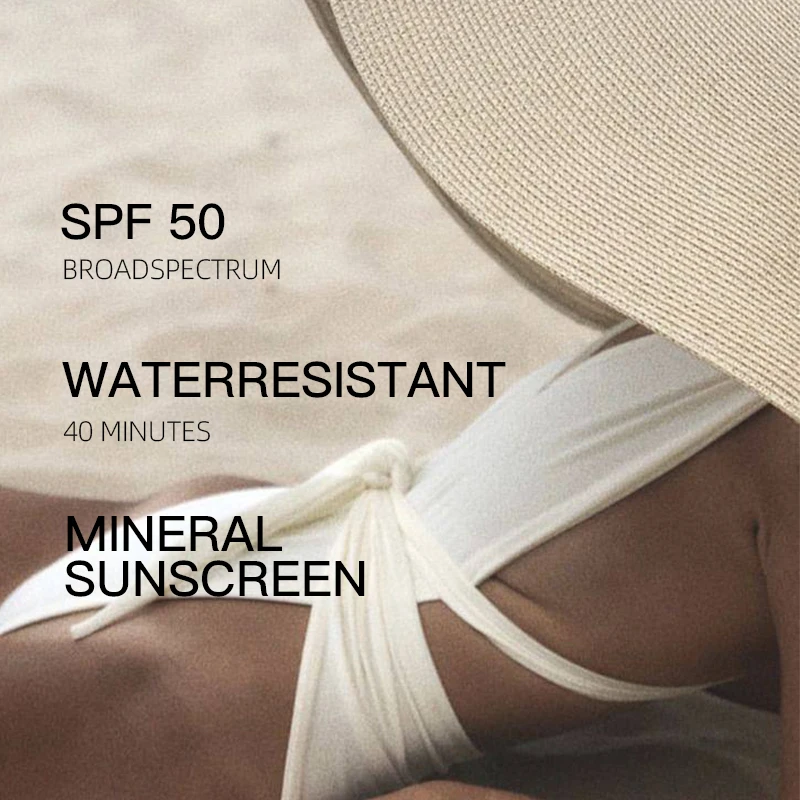 50ml Aloe Soothing Anti-Ageing Korea Cosmetics Spf50 Pa Lightweight Moisturizing Safe Sun Block Cream All Skin Types