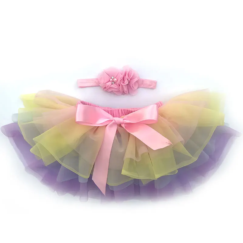 Baby Tutu Girl Skirt And Headband Toddler 2 Pcs Set