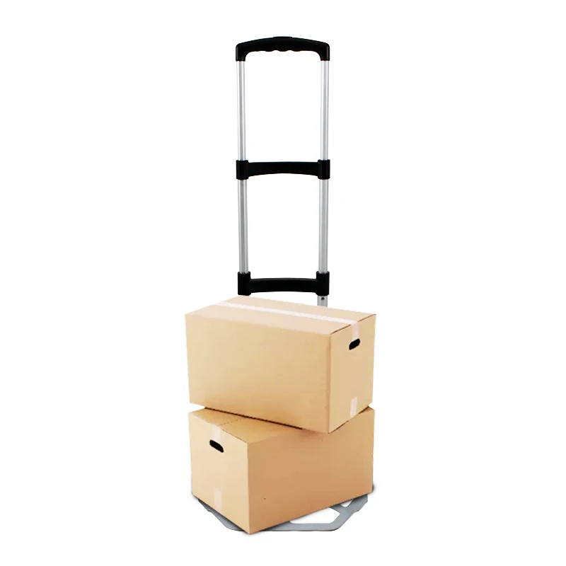portable tool stainless steel hand trolley cart used for carrying luggage