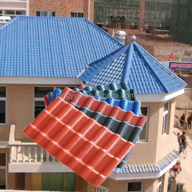 fabrica de techo de plastico polipropileno metro roofing tiles plastic laminas de pvc upvc roof sheet