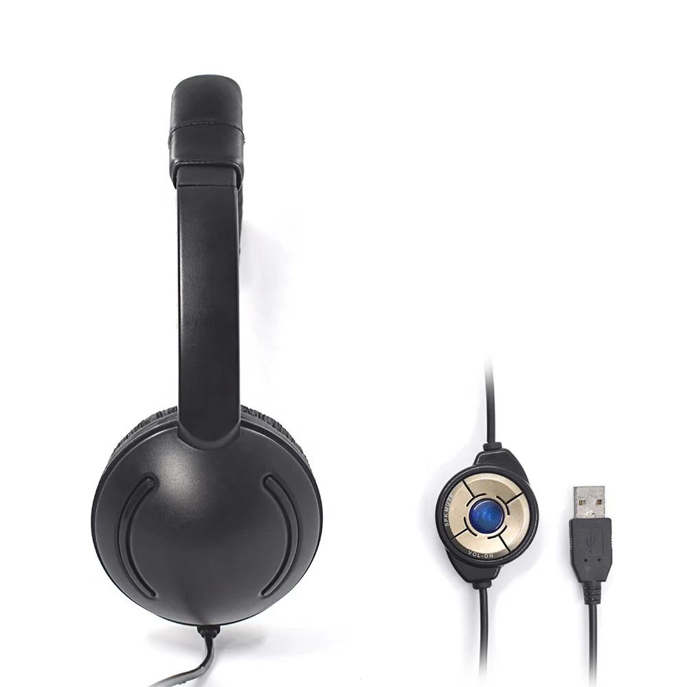 Sanlead OEM USB Traffic Headset with Microphone Noise Cancelling & Audio Controls