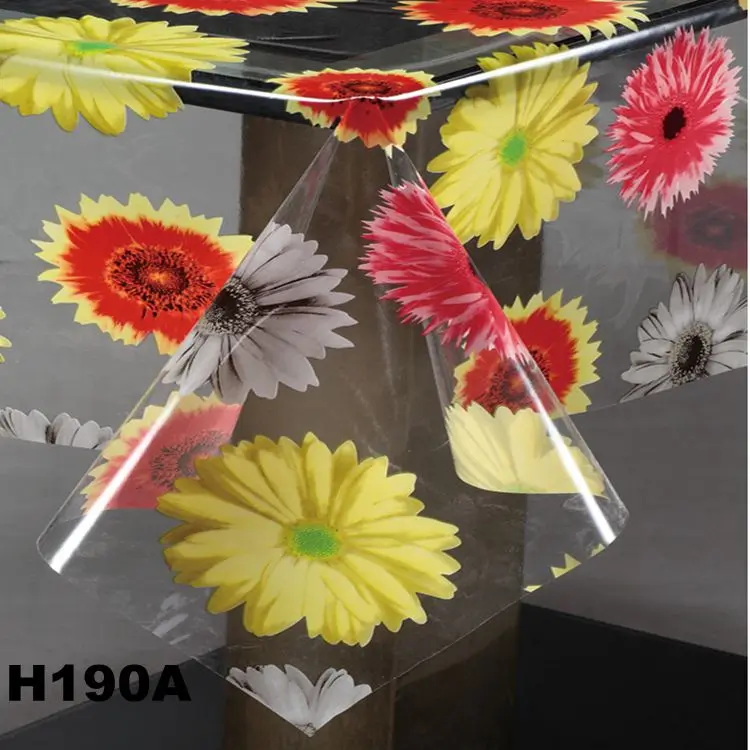 Multi-Size Protector Desk Pads Table Mats Clear Print PVC Table Cover