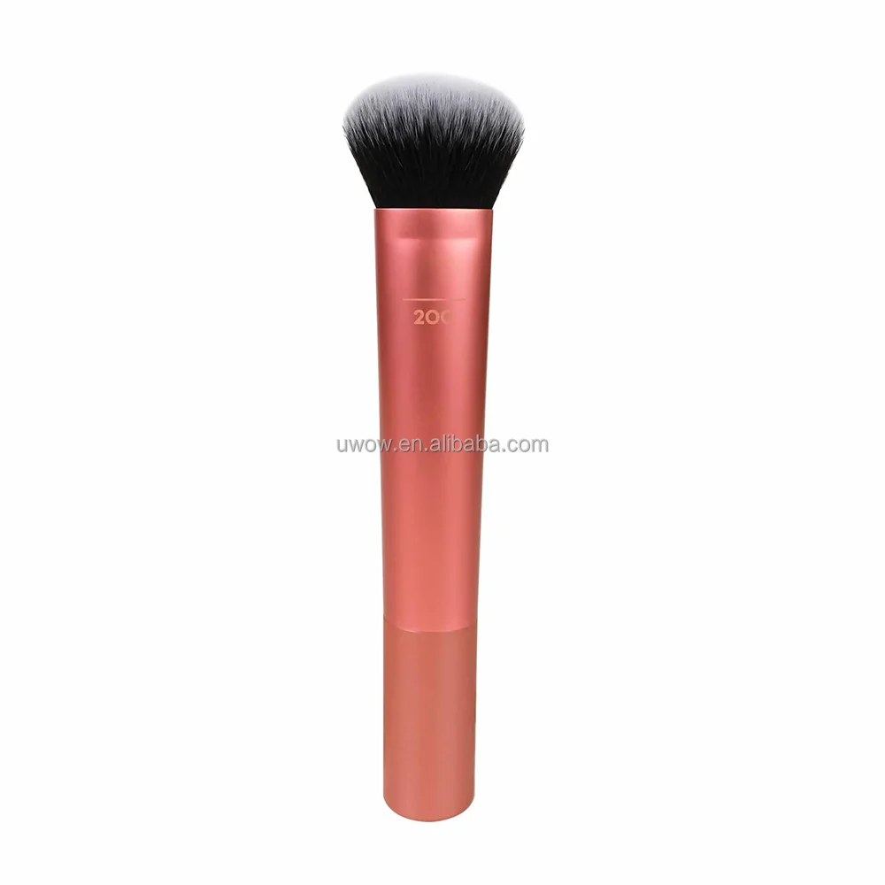 Real Technique 1411 2024 New Brand Expert Face Rose Gold Biodegradable Travel Size Bling Kabuki Foundation Single Makeup Brushes