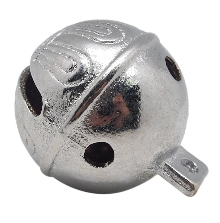 Диаметр 44 мм, минимальный заказ, 1 шт., Круглый Латунный Колокольчик, сани, колокольчик в качестве Рождественского украшения