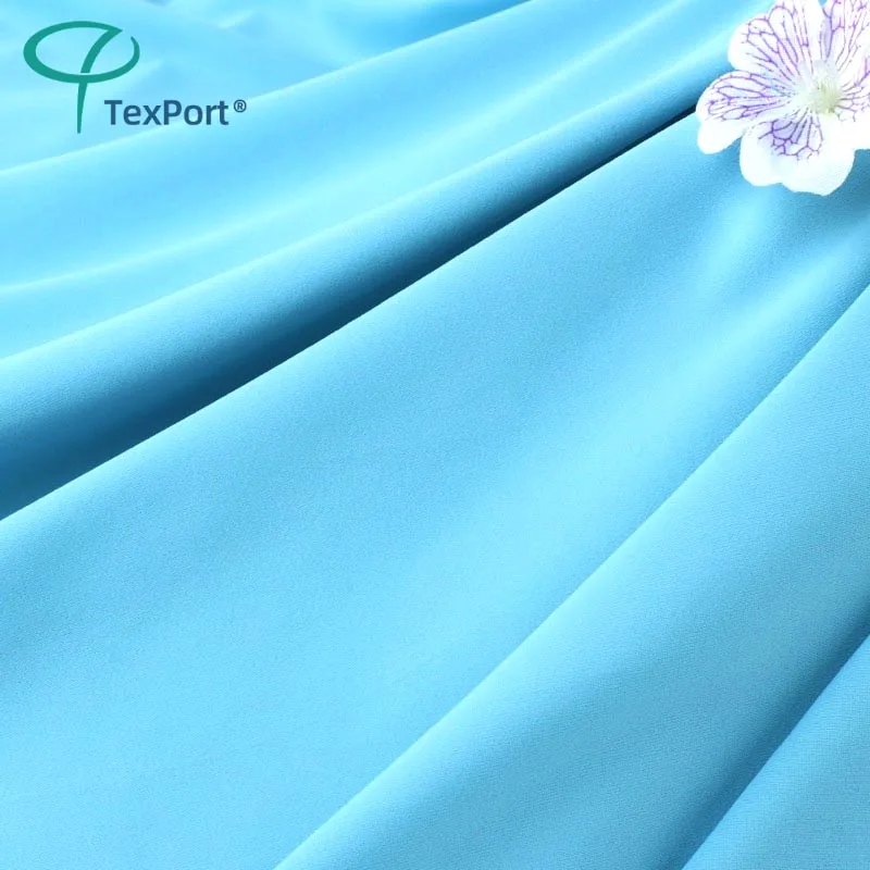 Custom made  4 way Stretch 200Gsm 84% Nylon 16% Spandex Knitting Swim Fabric Elastic Swimsuit Fabrics For Sportswear