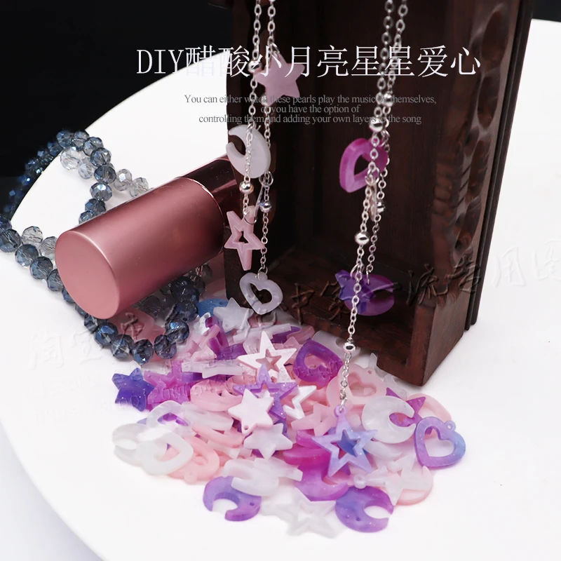 Online Shopping Diy New Small Star And Moon Love Bracelet Decoration Cute Patch Accessories