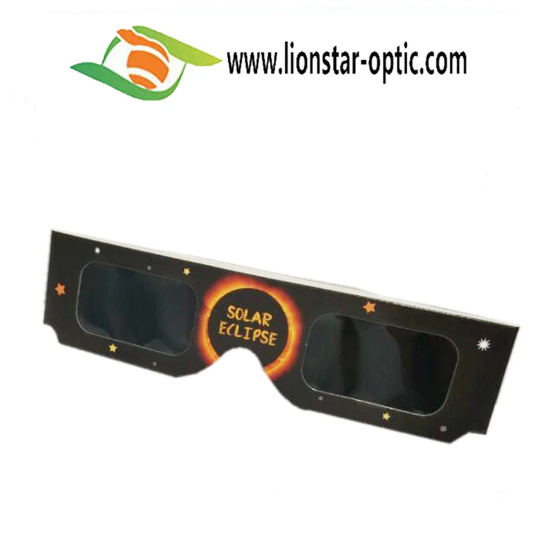 Заводская поставка, сертифицированная ISO бумага Чили, печатные солнечные картонные очки для прямого просмотра солнца