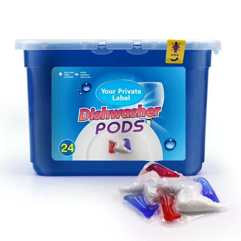 Superspeed Dishwasher Capsule 3 in 1 Functions Liquid and Powder for Deeply Clean Dishes Make Sparking
