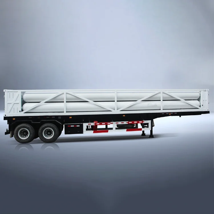 Loading Capacity CNG Jumbo Tube Storage Cascade For CNG Refueling Station Large volume seamless steel cylinder