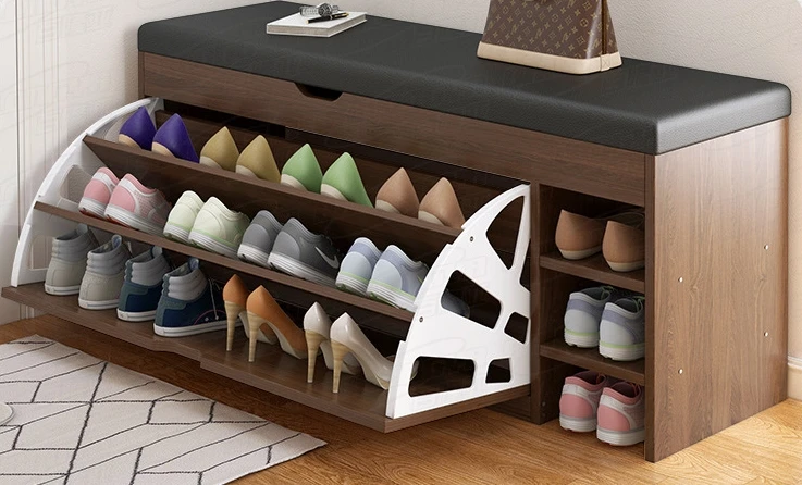 Shoe Rack Cabinet Bracket Flip Down Bracket Shoe Rack Furniture Accessories for Wooden Shoe Cabinet