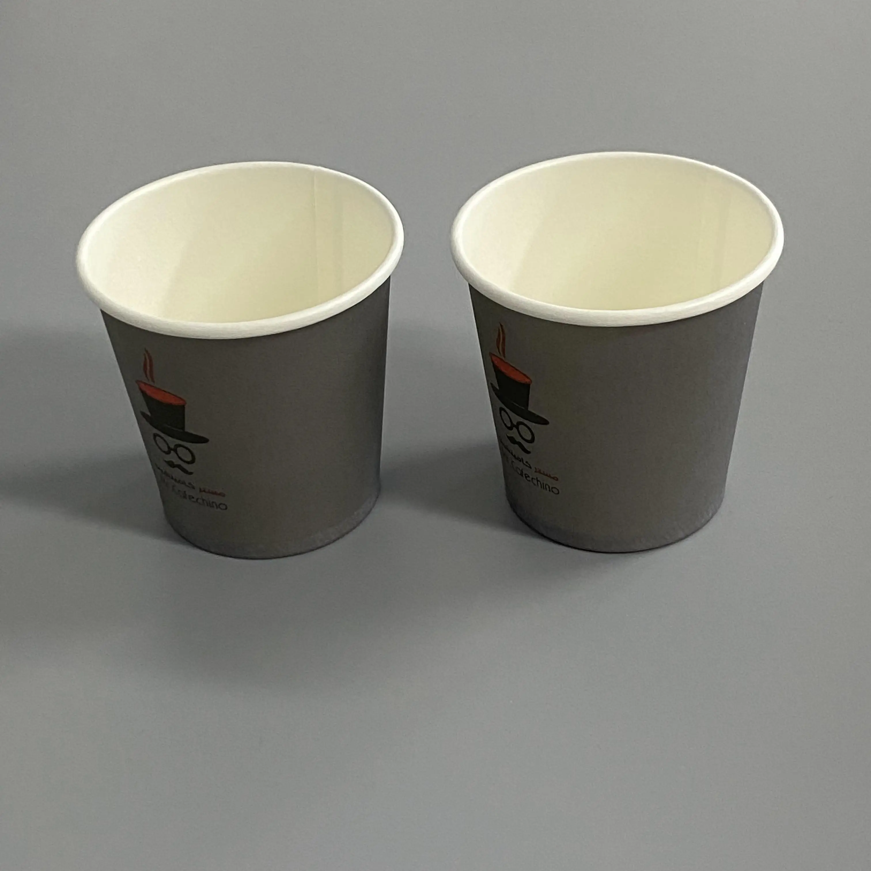 3oz Espresso Coffee Paper Cups 2.5oz 4oz 6oz Custom Logo Printed Disposable Tasty Coffee Cups