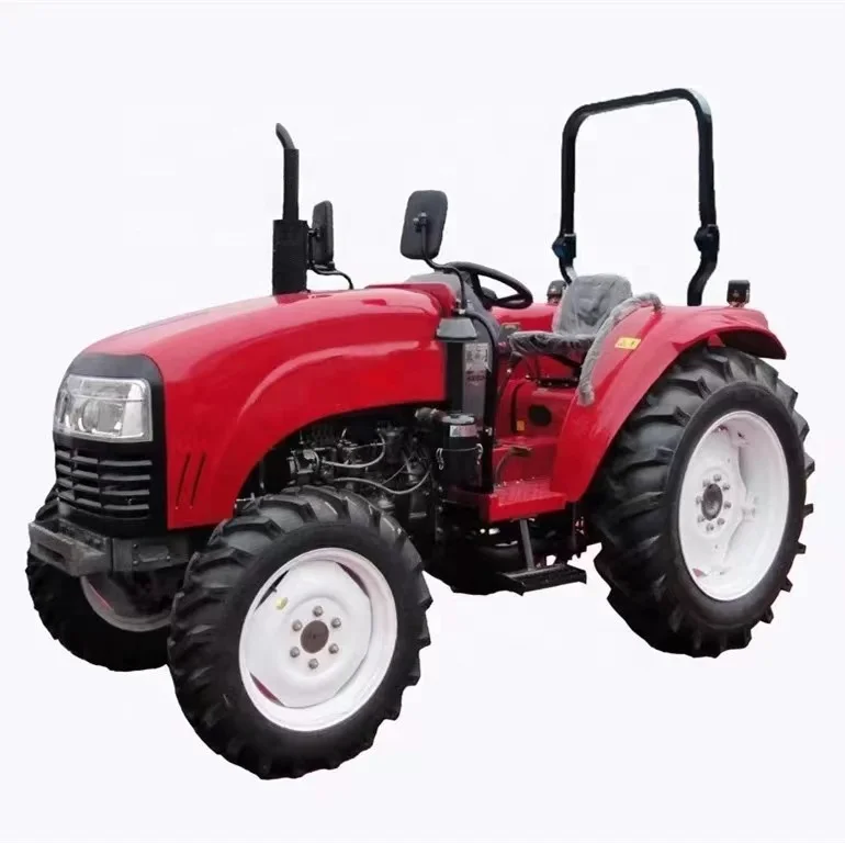 Most beautiful farm machinery 70hp agriculture 4wd mini tractor with front end loader and backhoe loader