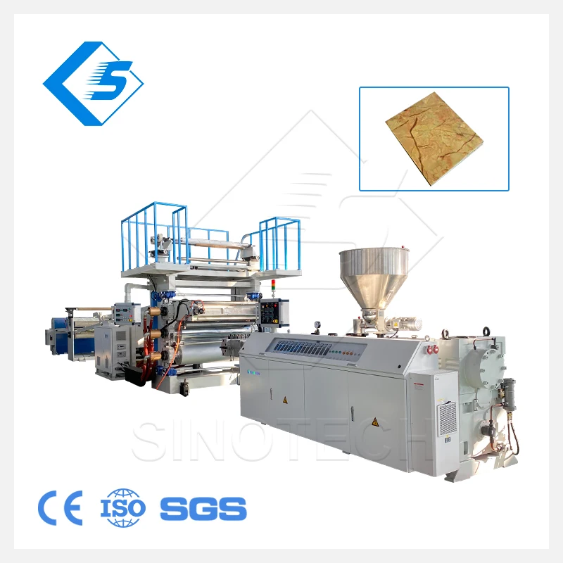 Alternative UPVC Wall Panel Board Making Machinery Zhangjiagang/ Artificial PVC Marble Sheet Production Line for Sale