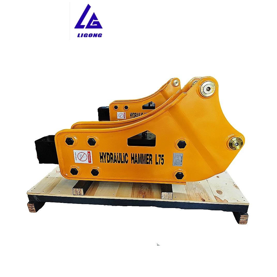 Professional Banana Hydraulic Hammer for Hard Material Breaking, 3cx 4cx Hydraulic Rock Breaker