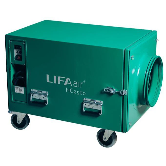 Lifa Hc2500 Filtering Airborne Pollutants Building Construction Dust Pulverized Asbestos Renovation Air Hepa Clean Equipment