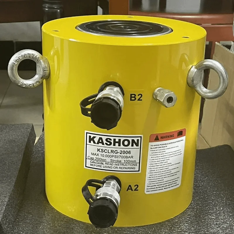 CLRG-2506 250Ton 150mm Stroke High Tonnage Double Acting Hydraulic Jack Cylinder