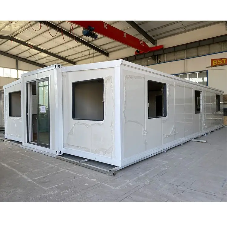 Foldable Modular House Container House 40 Ft Expandable 40ft Prefab Automatic Expandable Container House