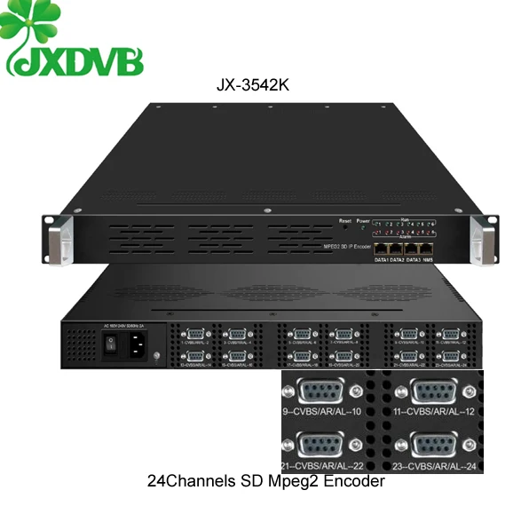 Jiexiang 24Channels SD Mpeg2 Hardware Encoder IPTV
