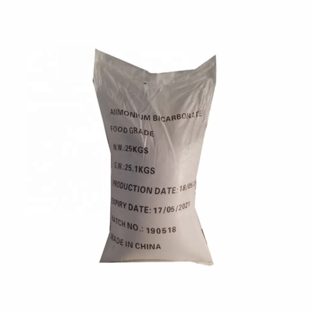 Ammonium bicarbonate food grade used for biscuits