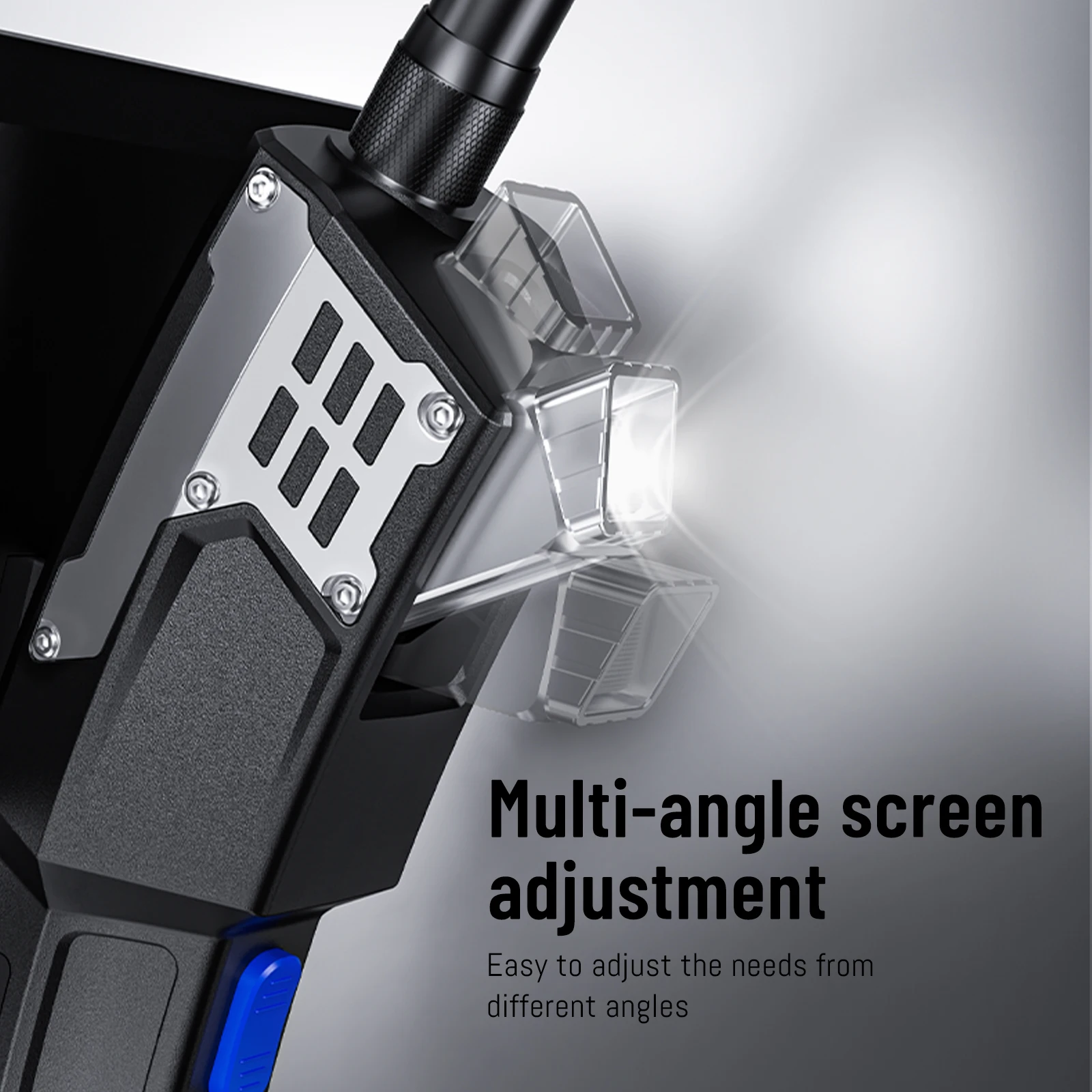 New T28 endoscope camera 5inch screen 8mm dual lens 1080P pipeline inspection camera Waterproof industrial borescope 5m cable