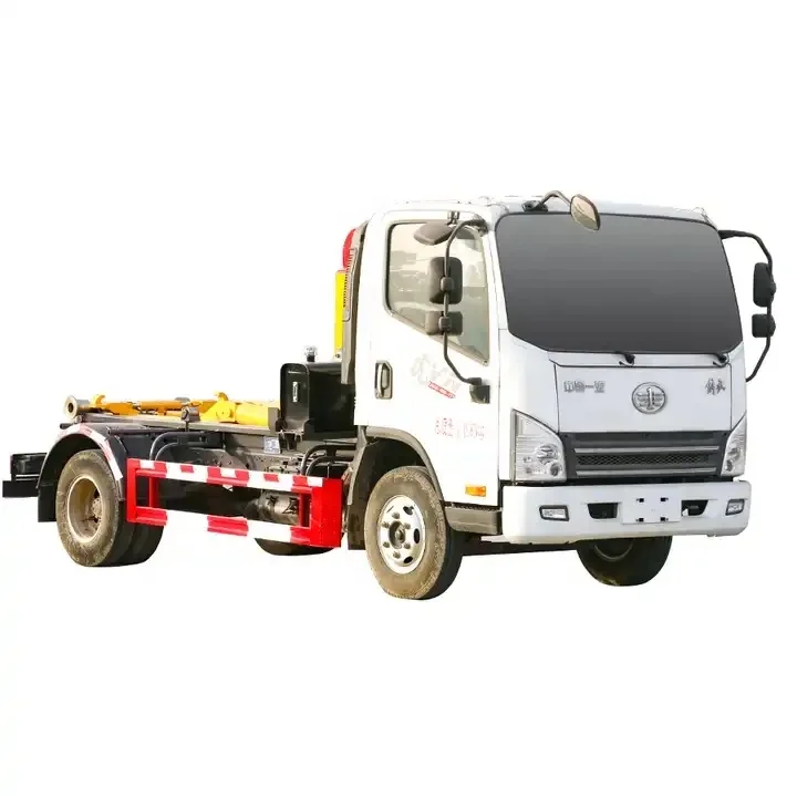 Factory price Faw 4x2 Roll On Roll Off Hook Lift Truck Lift Kit For Dump Truck And Garbage Truck