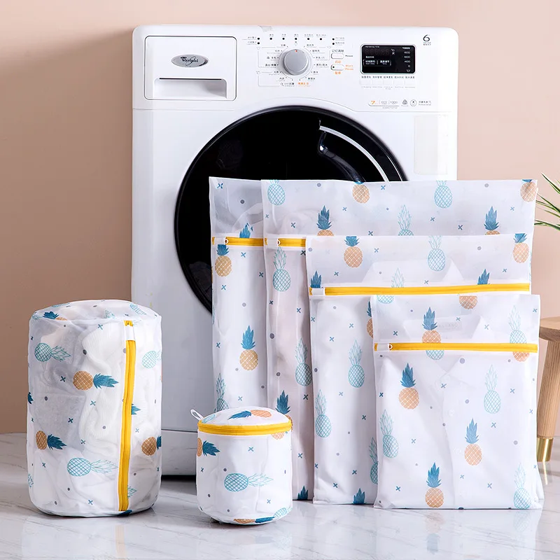 Custom Logo Full Color Overall Sublimation Printing Delicates Mesh Laundry Bag Lingerie Washing Bags