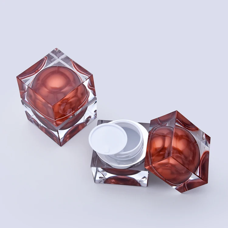 15g,30g,50g acrylic material Wholesale red acrylic powder jar