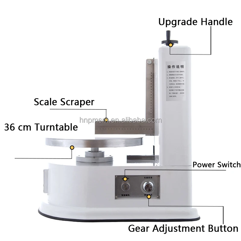 Sale Price Bread Decorating Machine Factory Made Desktop 8 Inch Cake Spreading Machine
