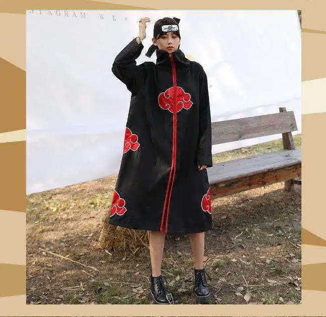 Akatsuki Cartoon Character Cosplay Prop Anime Costume Cloak Party Obito Itachi cos Comic Con
