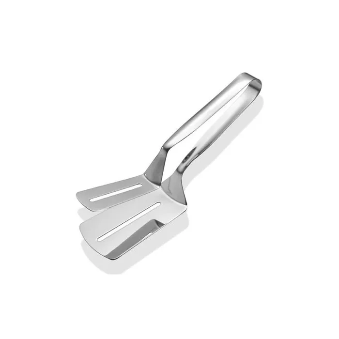 Cooking Spatula Tong Stainless Steel Slotted Double Spatula Cooking and Serving Utensil Corrosion Kitchen Stainless Spatula