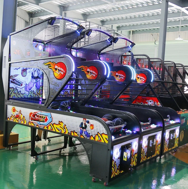 Sibo Amusement Coin Operated Games Arcade Sport Ticket Redemption Street Basketball Game Machine