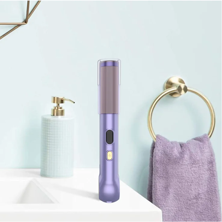 USB Rechargeable Cordless  Travel Platinum Ceramic Coating Plate Wireless Mini Flat Iron Hair Straightener