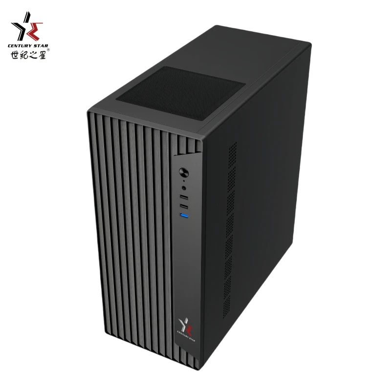 Best Selling Custom Branded Horizontal PC Case Cabinet ATX Tower Mid Tower with Audio Ports Optimal Gaming Computer Gaming Case