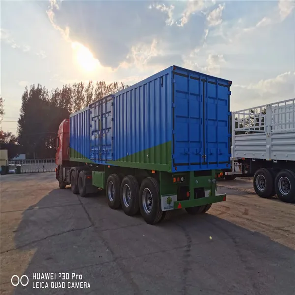 3 оси 40000 кг сухой пищевой транспорт грузовой ящик