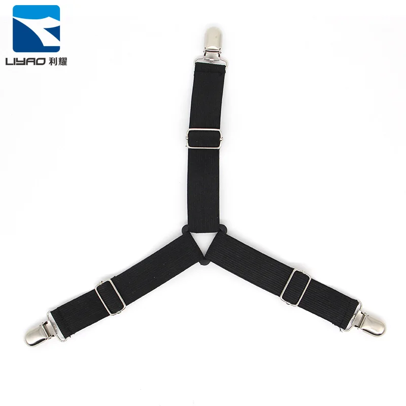 Adjustable Bedding Sheet Fasteners Multi-Functional Non-Slip Sofa Cushion Clip Bedspread Stabilizing Clamps for Secure Fitting